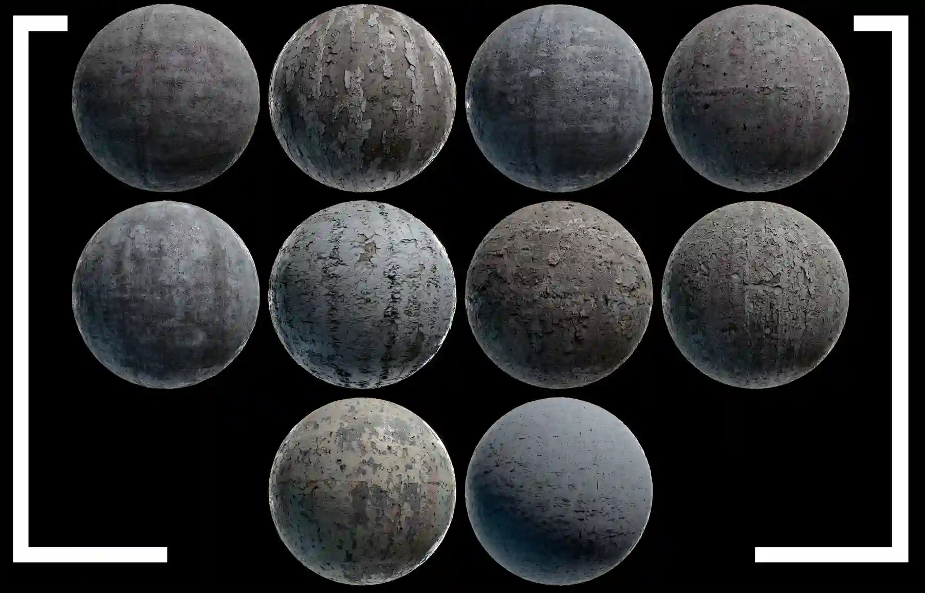 Environment PBR Materials Mega set vol 01