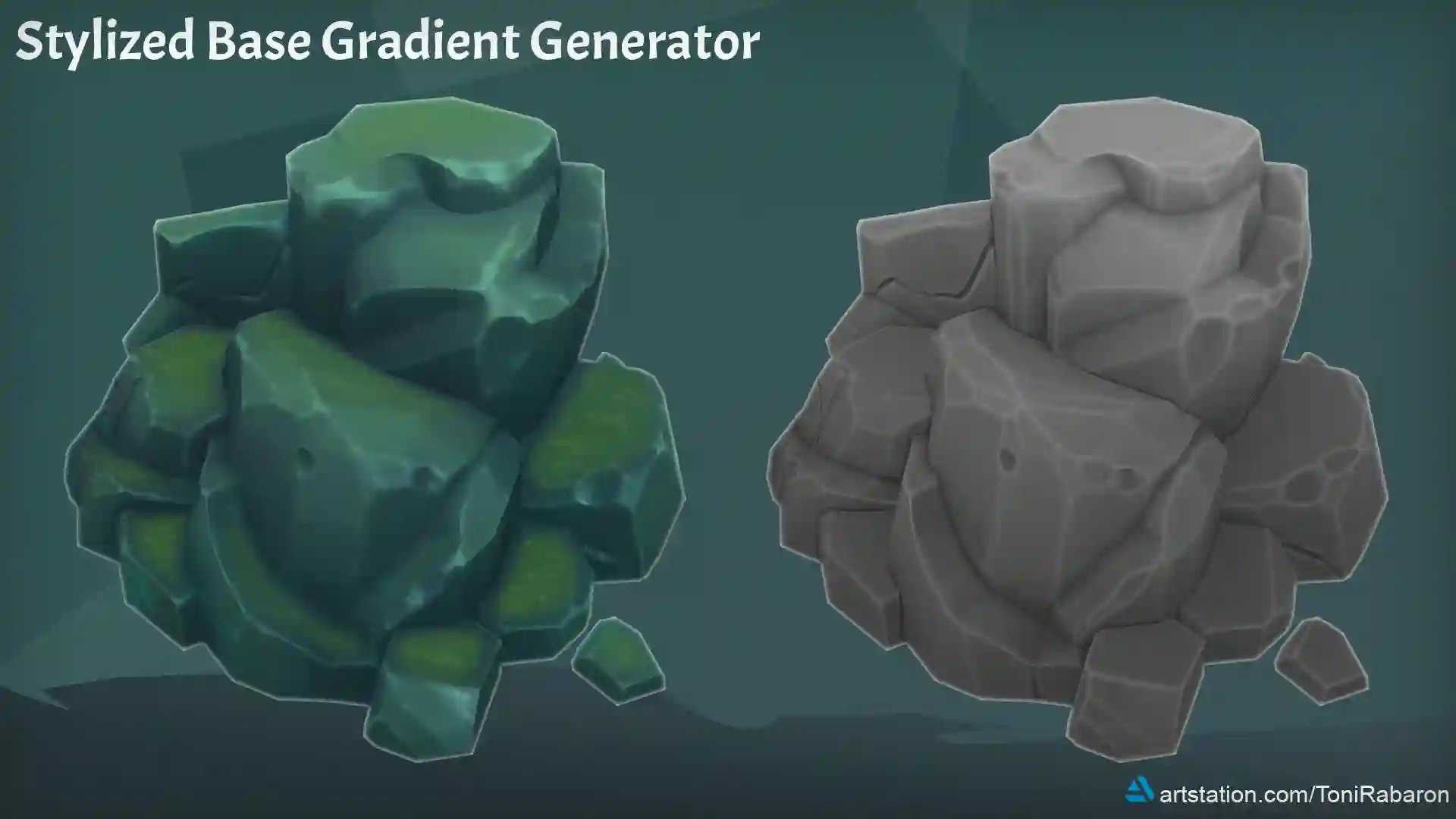 Stylized Base Gradient Generator for Substance Painter