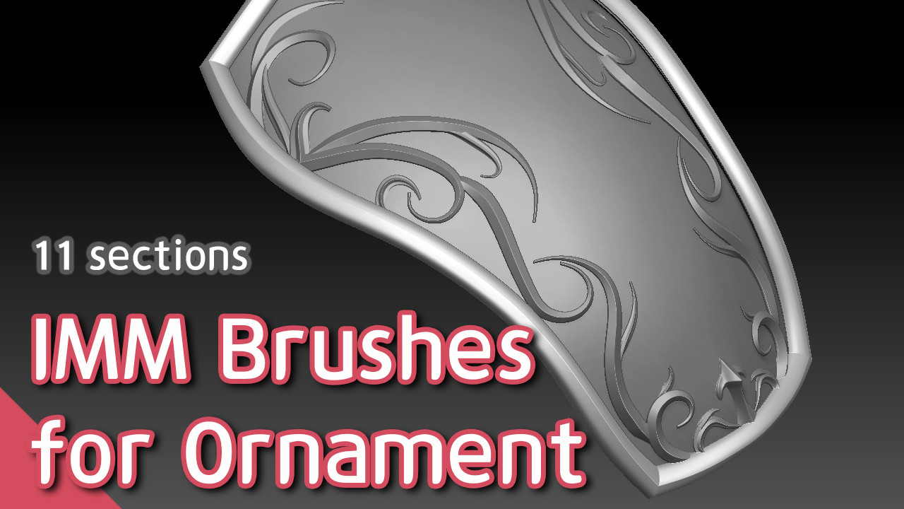 imm brushes for ornament – brush
